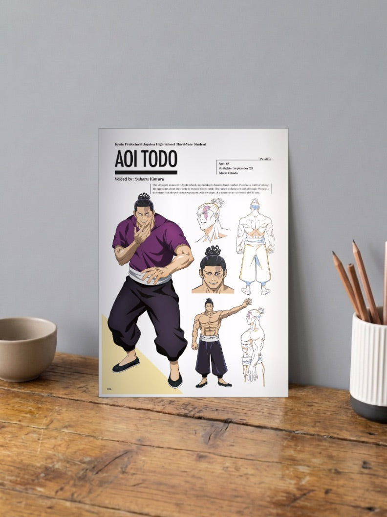 Aoi Todo Character Bio Anime Poster