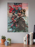 Justice League Movie Cast Art DC Poster