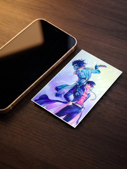 Jotaro and Star Platinum Poster