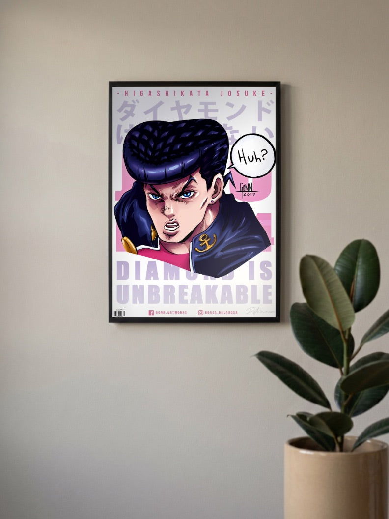 Josuke Diamond is Unbreakable Poster