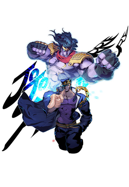 Jotaro x  Star Platinum Poster