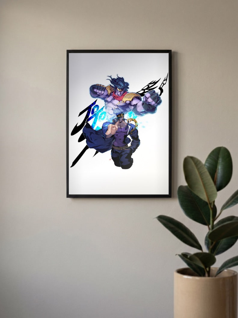 Jotaro x  Star Platinum Poster