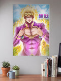 Giorno Giovanna Golden Wind Anime Poster