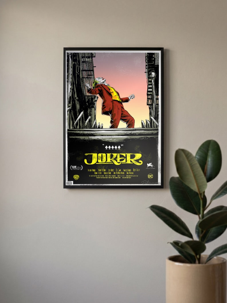 Joaquin Phoenix Joker Poster