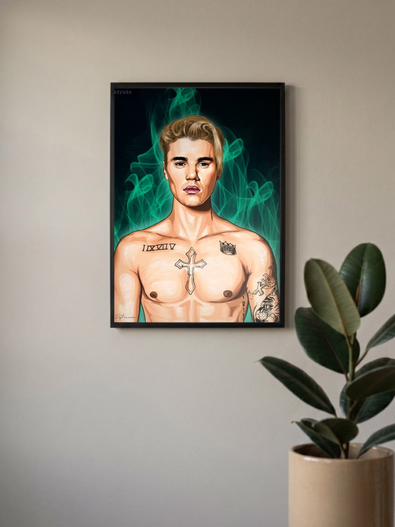 Justin Bieber Art Poster