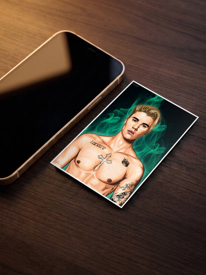 Justin Bieber Art Poster