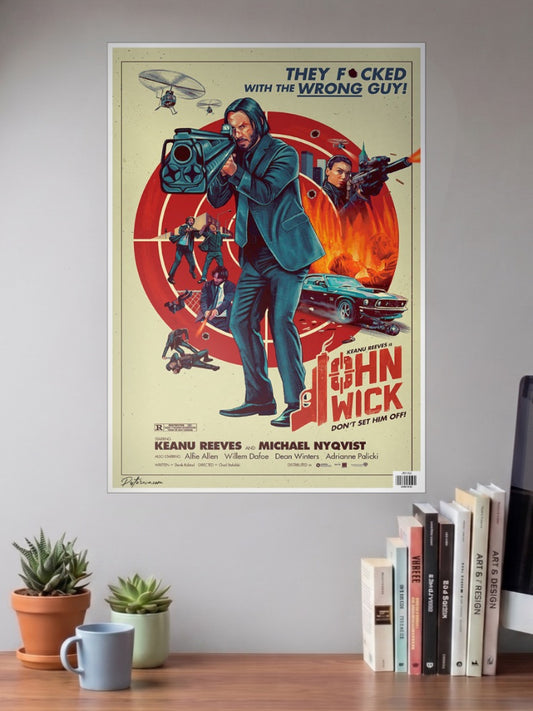John wick Title Card Poster