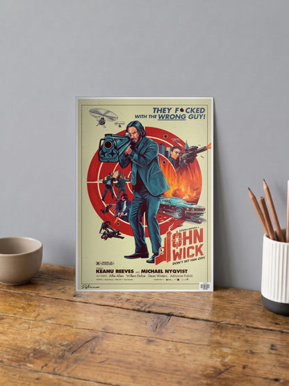 John wick Title Card Poster