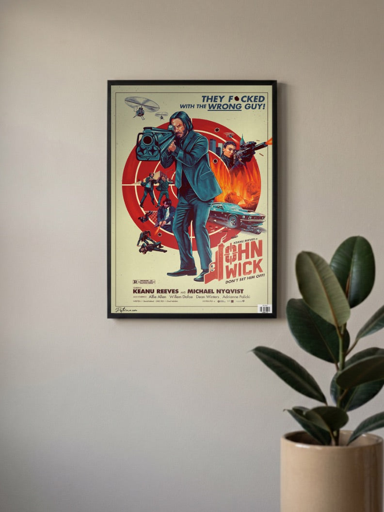 John wick Title Card Poster