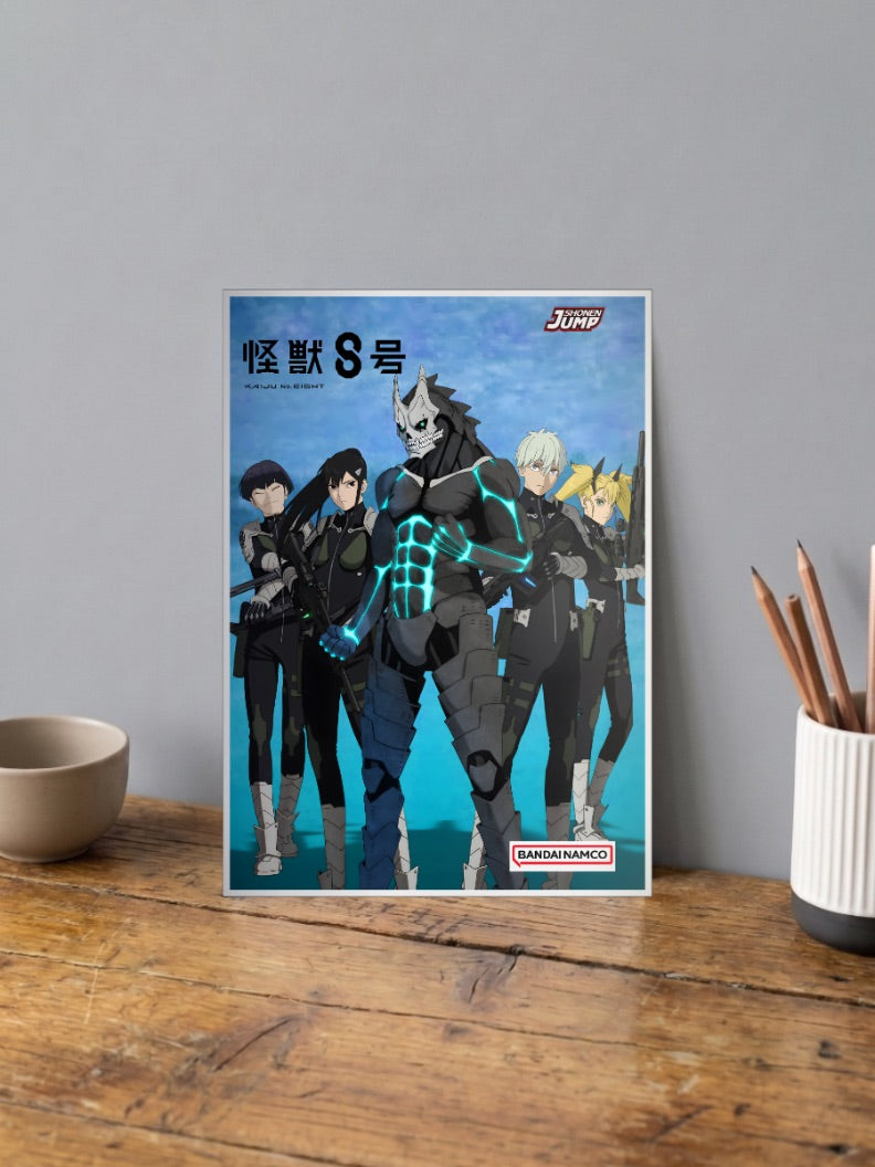 Kaiju No8 Squad Cover Anime Poster