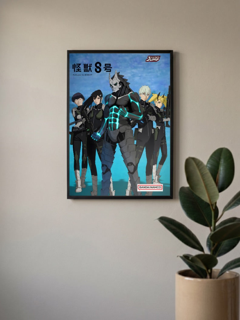 Kaiju No8 Squad Cover Anime Poster