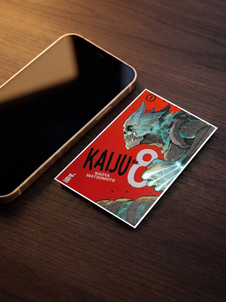 Kaiju No8 Manga Cover Art Anime Poster