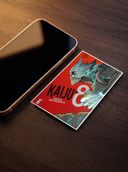 Kaiju No8 Manga Cover Art Anime Poster