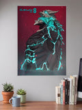 Kaiju No8 Red Portrait Anime Poster