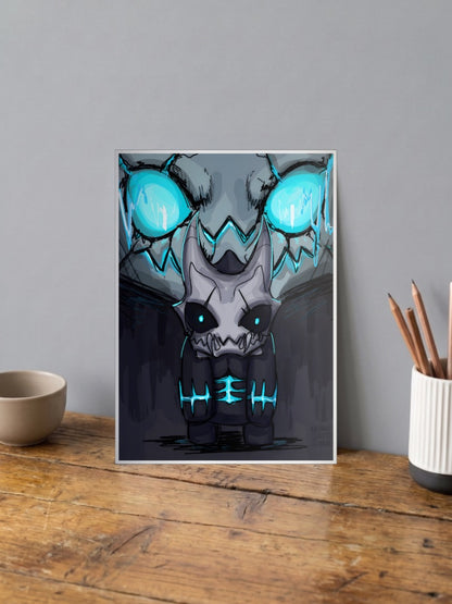 Kaiju No8 Chibi Design Anime Poster