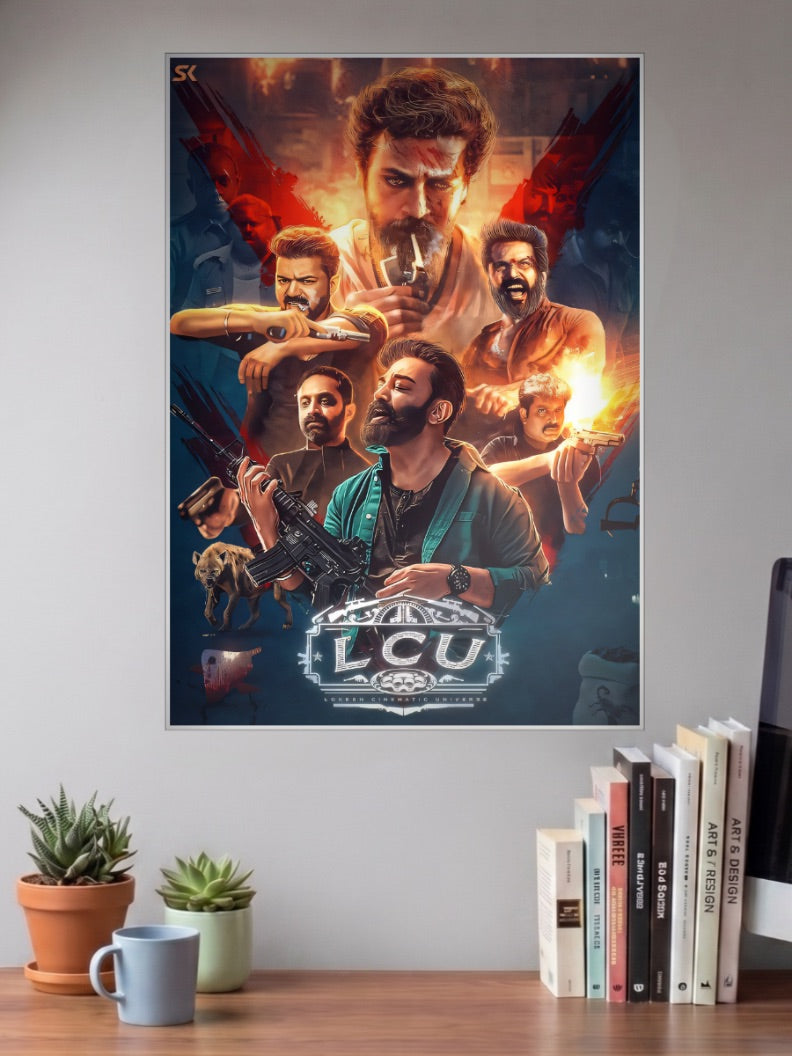 LCU Cast Action Collage Kollywood Movie Poster