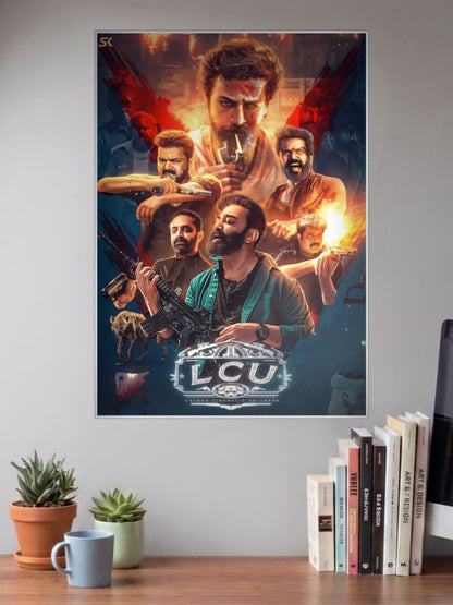 LCU Cast Action Collage Kollywood Movie Poster