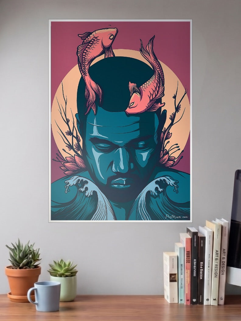 Kanye West Fan Art Poster