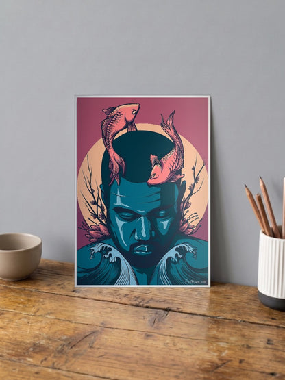 Kanye West Fan Art Poster