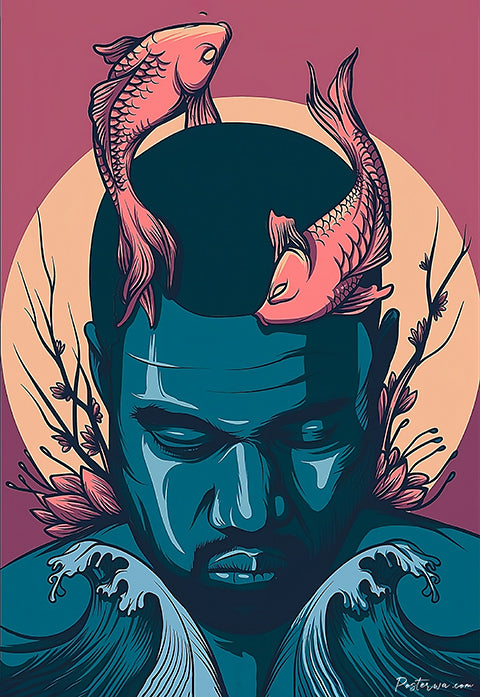 Kanye West Fan Art Poster