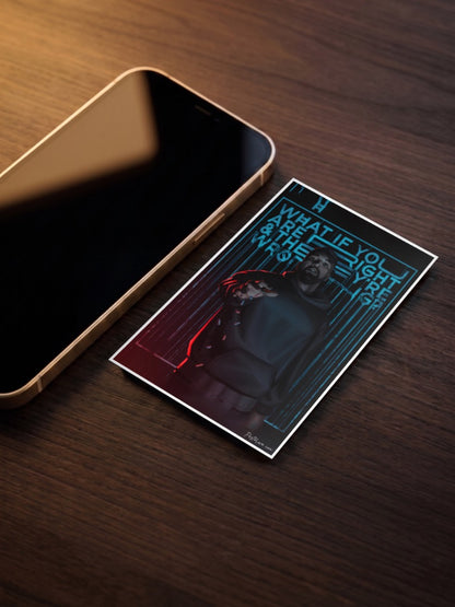 Kanye West Right Or Wrong Singers Poster