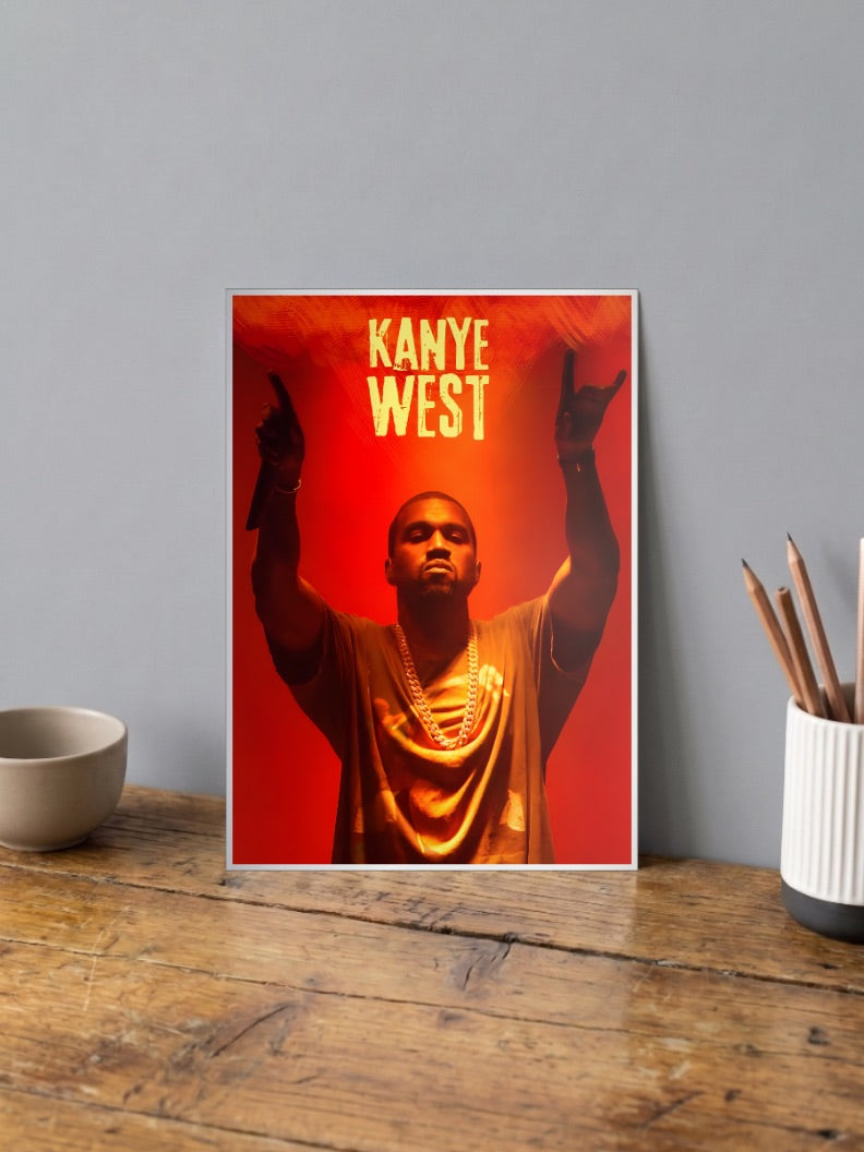 Hip Hop Legend Kanye West Poster