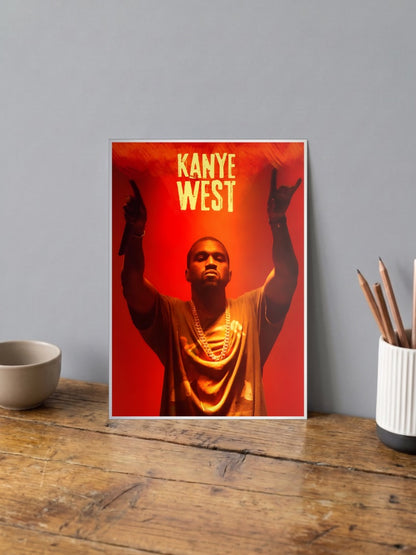 Hip Hop Legend Kanye West Poster