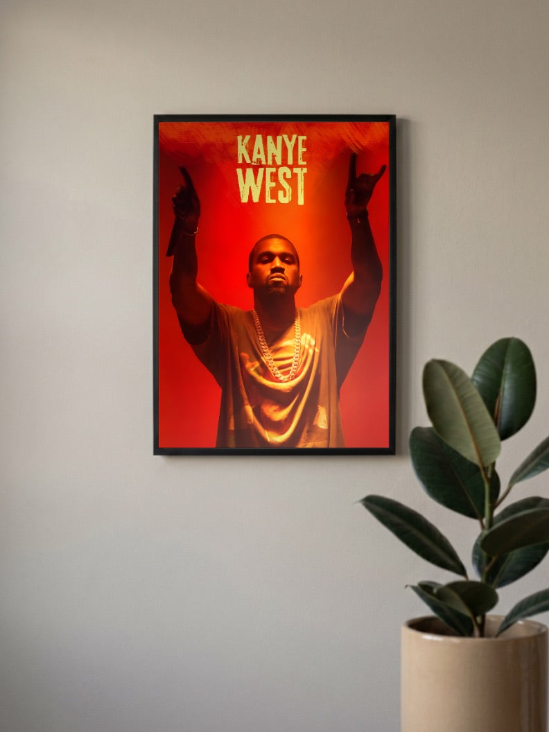 Hip Hop Legend Kanye West Poster