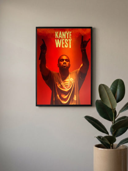 Hip Hop Legend Kanye West Poster