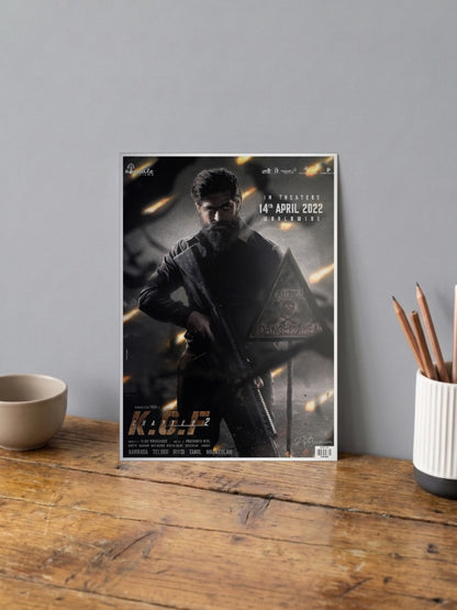 KGF: Yash Art Poster