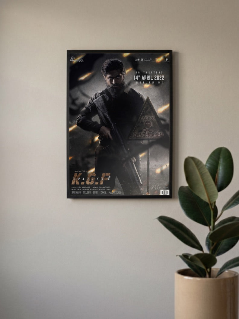 KGF: Yash Art Poster