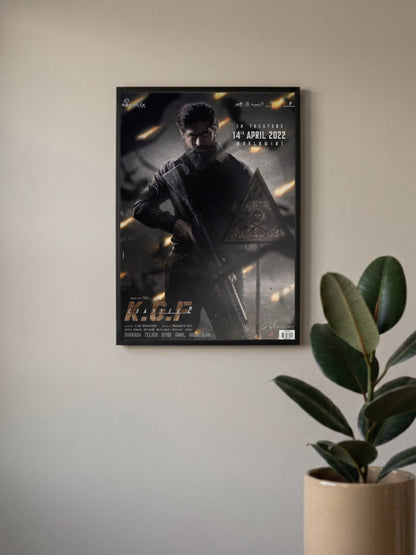 KGF: Yash Art Poster