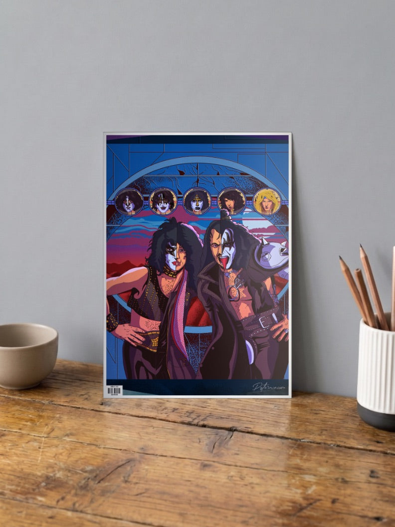 Kiss band Poster