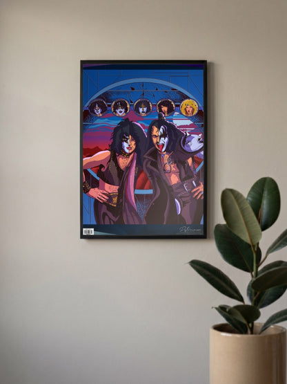 Kiss band Poster