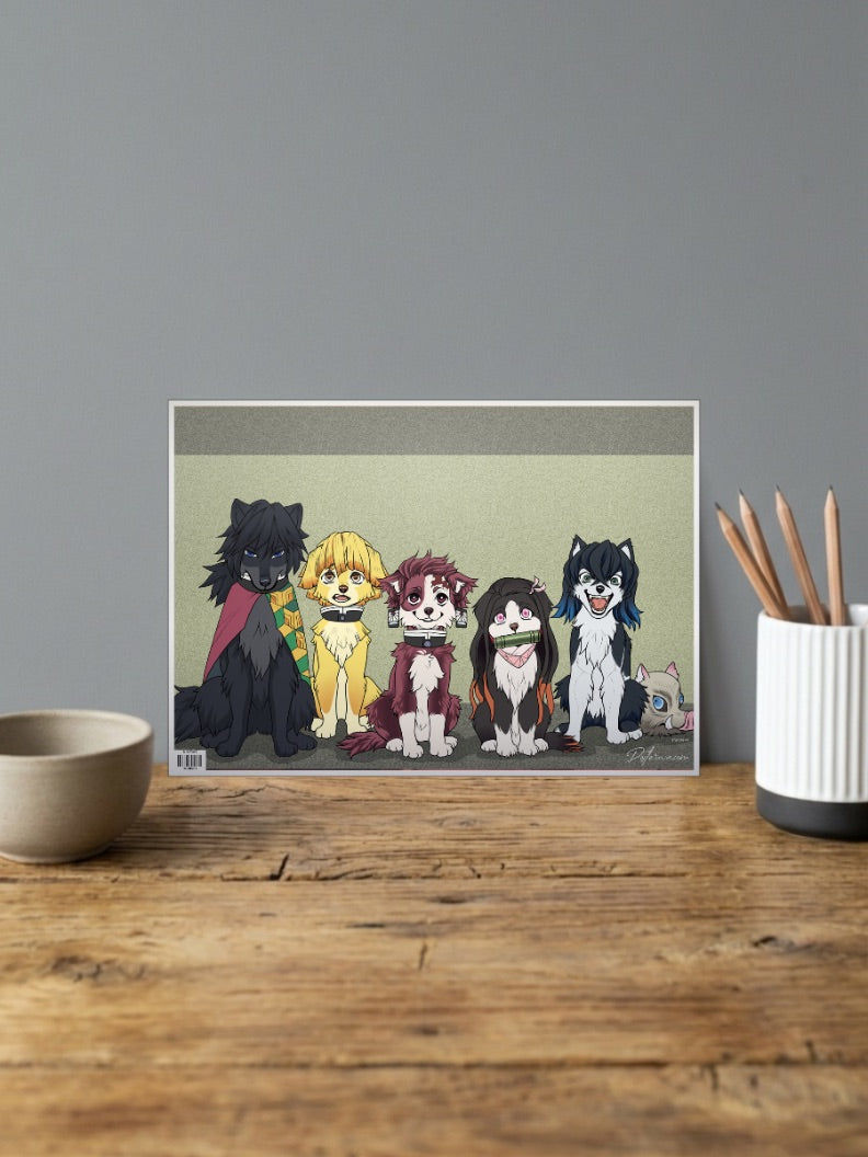Demon Slayer Gang of Wolves Poster