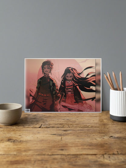Nezoko and Tanjiro Poster