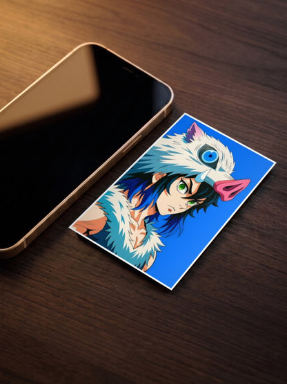 Inosuke Hashibira Boar Mask Anime Poster
