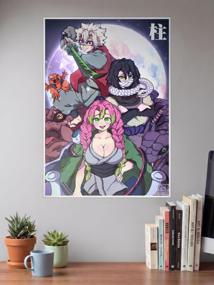 Sanemi, Obanai and Mitsuri: The Sannin Poster