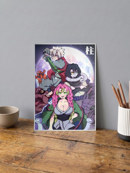Sanemi, Obanai and Mitsuri: The Sannin Poster