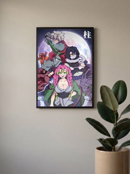 Sanemi, Obanai and Mitsuri: The Sannin Poster