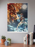 Rengoku vs Akaza Poster