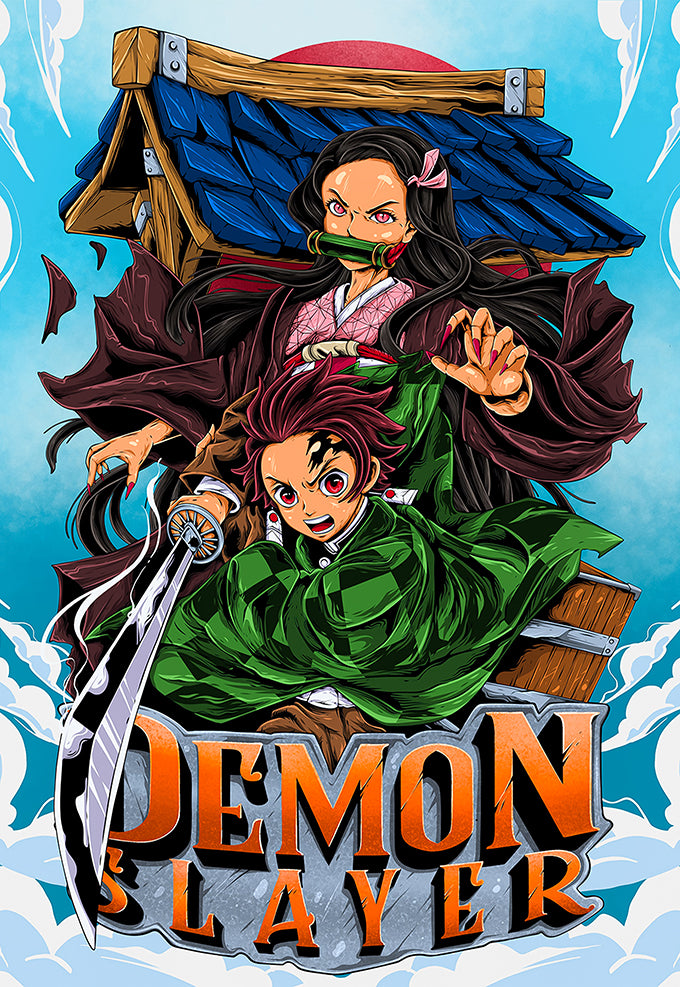 Demon Slayer Toon Art Poster