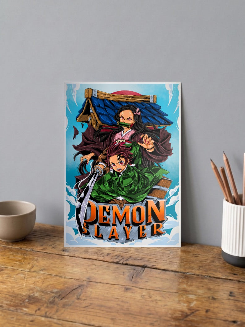 Demon Slayer Toon Art Poster