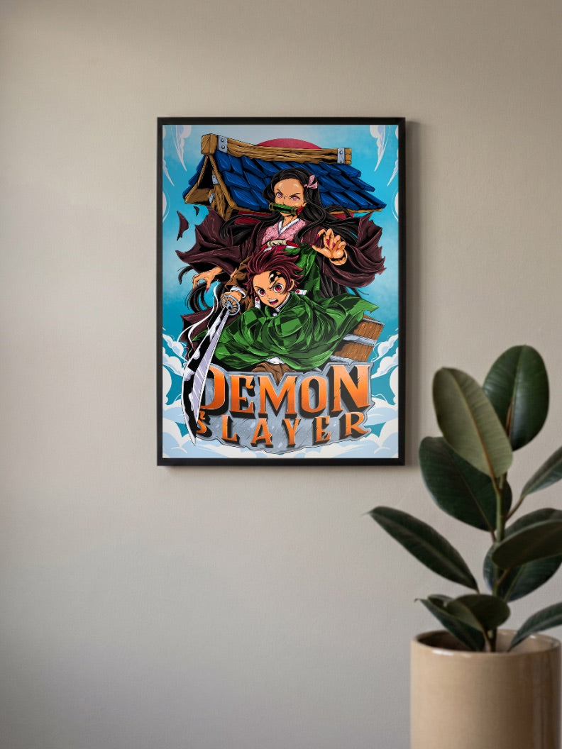 Demon Slayer Toon Art Poster