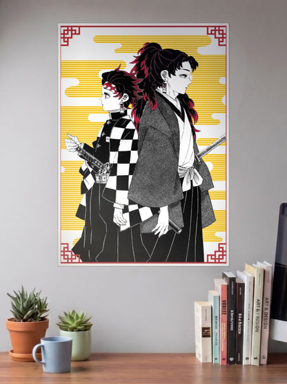 Tanjiro and Yoriichi Poster