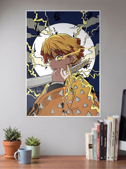 Zenitsu Thunder Breathing Poster