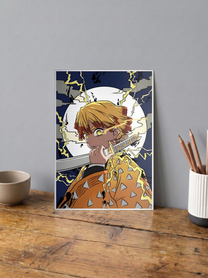 Zenitsu Thunder Breathing Poster
