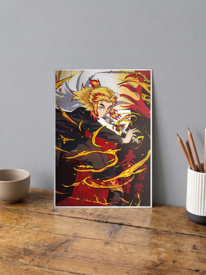 Rengoku Flame of the Hashira Poster