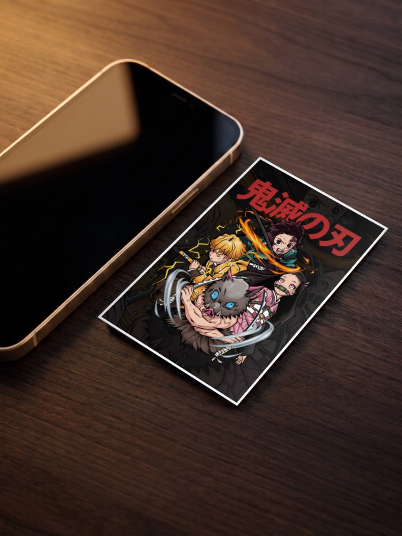 Tanjori X Inosuke X Zenitsu X Nezuko Poster