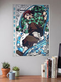 Tanjiro Kamado Demon Slayer Art Anime Poster
